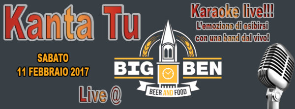 TreDi presenta Kanta Tu live @ Big Ben