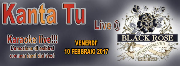 TreDi presenta Kanta Tu live @ Black Rose