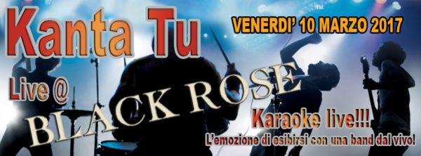 TreDi presenta Kanta Tu live @ Black Rose