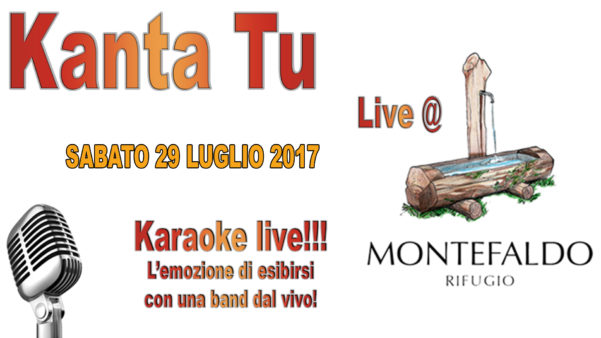 TreDi presenta Kanta Tu live @ Rifugio Monte Faldo