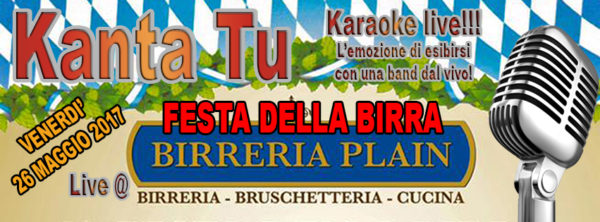 TreDi presenta Kanta Tu live @ 2a Festa della Birra alla Birreria Plain