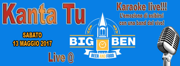 TreDi presenta Kanta Tu live @ Big Ben