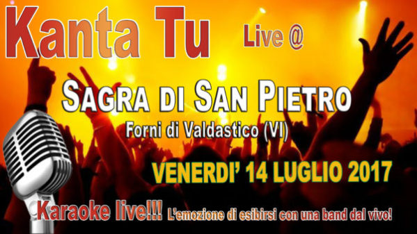 TreDi presenta Kanta Tu live @ Sagra di San Pietro