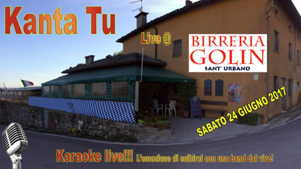 TreDi presenta Kanta Tu live @ Birreria Golin