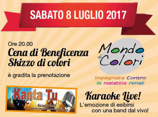 TreDi presenta Kanta Tu live @ "Skizzo di colori" (Cena di Beneficenza)