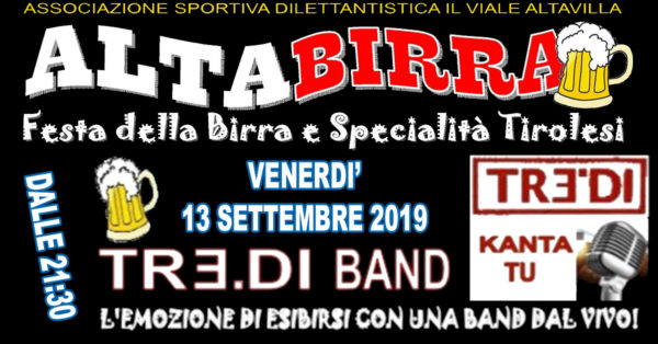 TreDi presenta Kanta Tu live @ Altabirra Altavilla